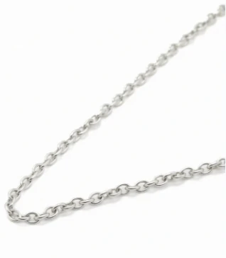 Cadena de acero quirurgico eslabon tipo tifanni 1.8mm x 45cm